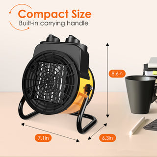 1500W Portable Heater Fan - Outdoor Space Heater