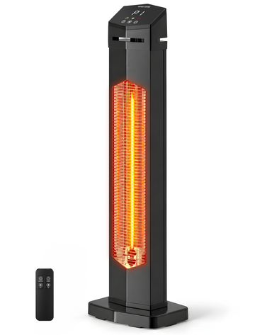AirChoice 1500W Infrared Tower Heater with Remote - JH-HW04-15R