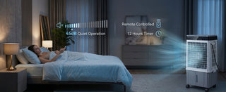 Remote Controlled
45 dB Quiet Operation
12 Hours Timer