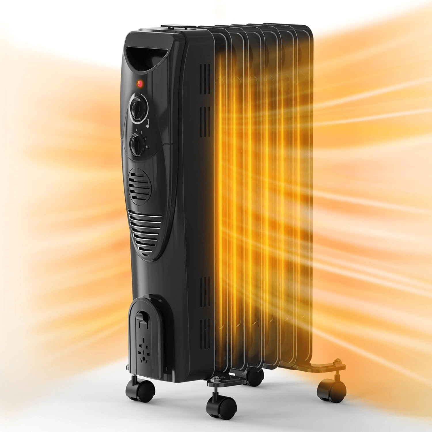 Air Choice Oil Heater 1500W Portable Electric Space Heaters