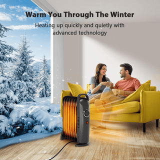 Air Choice Oil Heater, 700W Portable Electric Space Heaters