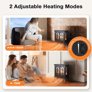 Airchoice Electric Fireplace Heater