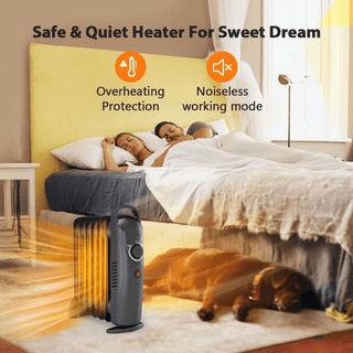 Air Choice Oil Heater, 700W Portable Electric Space Heaters