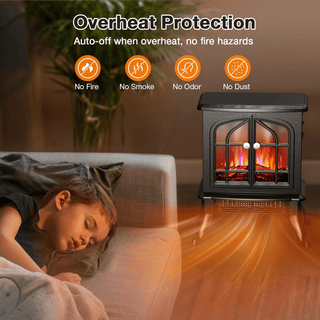 Airchoice Electric Fireplace Heater